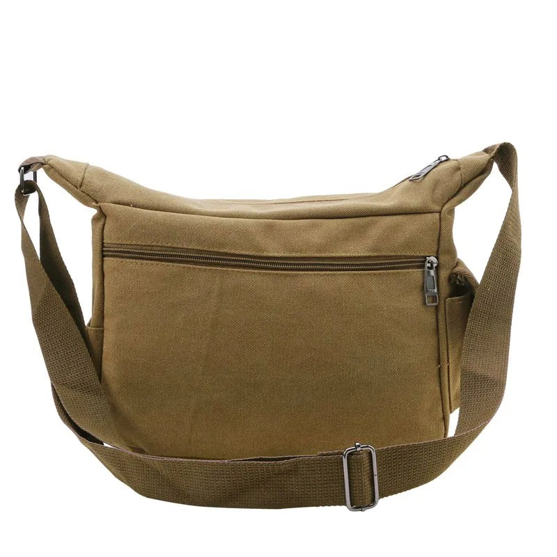 Men Canvas Shoulder Bags Casual Tote Travel Men's Crossbody Bag Luxury Messenger Bags Fashion High Quality Handbag
