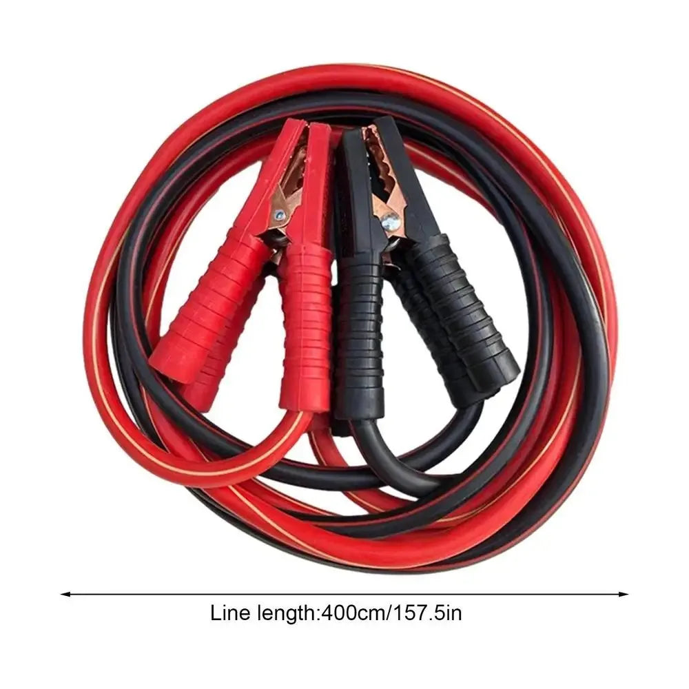 Heavy Duty Jumper Cables 2000A 4M Car Battery Booster Cables For Cars Trucks SUVs Vans Emergency Jump Start Alligator Clips