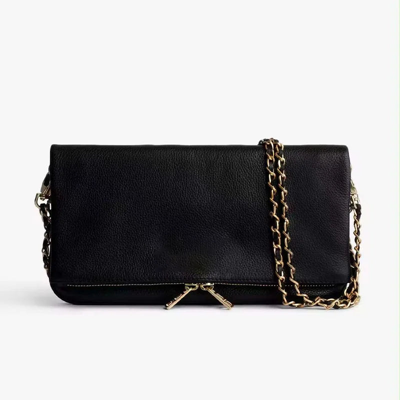 2025 New Fashion Women Wing Bag Classic Black Single-shoulder Envelope Zadigent Bag Luxurious Design Chain Crossbody Ladies Bag