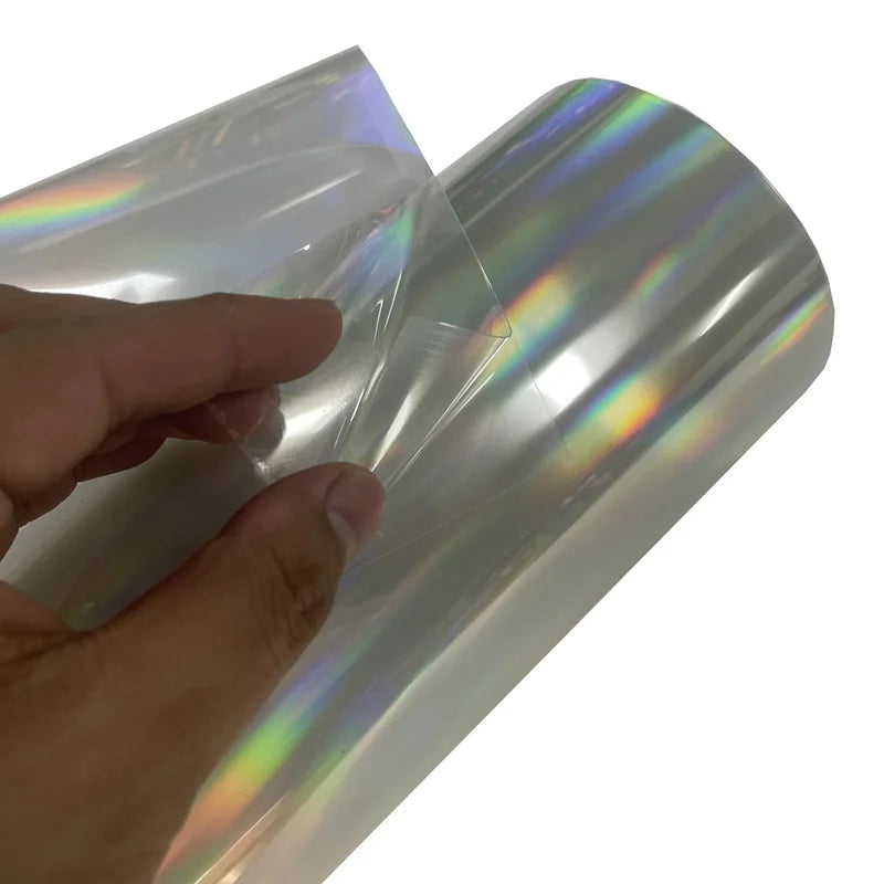 Premium Rainbow Holographic Clear Paint Protection Film Roll PPF Self Adhesive Decal Car Vinyl Wrap