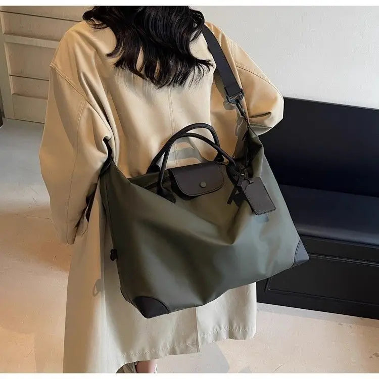 Women's Yoga Fitness Bag Short Trip Travel Bag Waterproof Soft Large Capacity