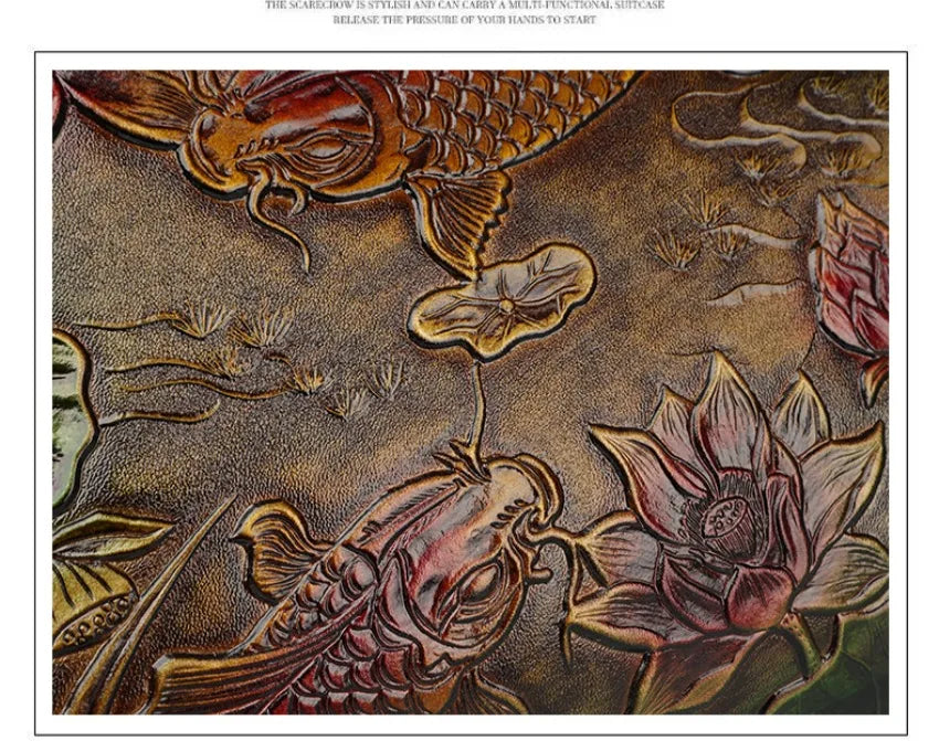 Luxury Designer Handbag Women One Shoulder Bag Retro Goldfish Diagonal Cross Bag High-quality Office Handbag New Crossbody Purse