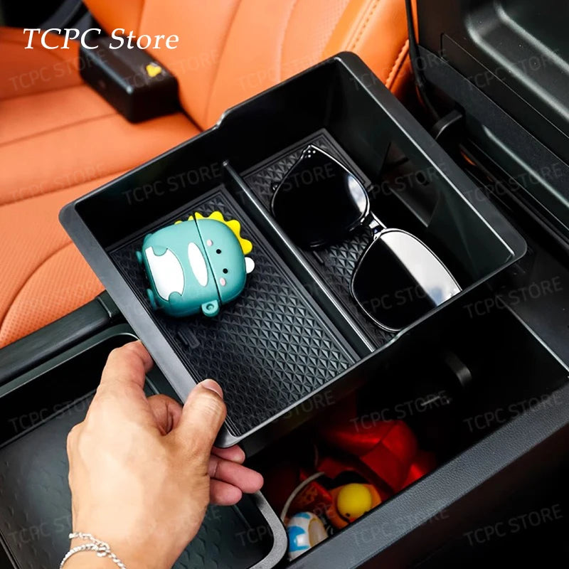Hidden Storage Box For Great Wall GWM Haval H9 II 2024 2025 2nd Gen Car Center Console Armrest Box Layered Organized Container