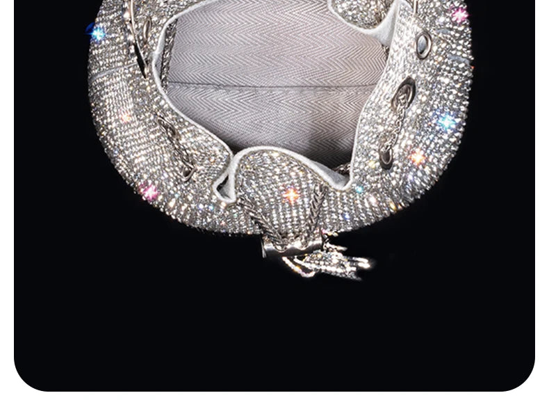 Luxury Bag  Diamond Evening Bag  Silver Designer Bag  Handbags  Pearl Bag  Hand Bags  Luxury Handbags