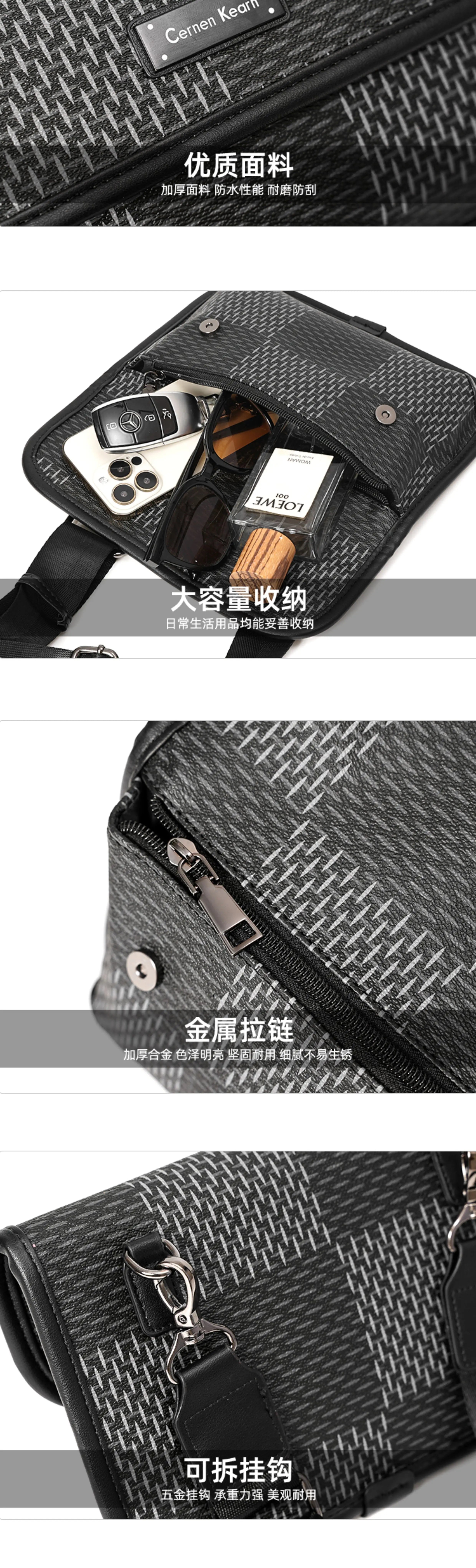 Luxury Man's Envelope Clutch Handbag Casual Shoulder Crossbody Bags Cool Street Boys High Quality Satchels Fashion Brand Bolsas
