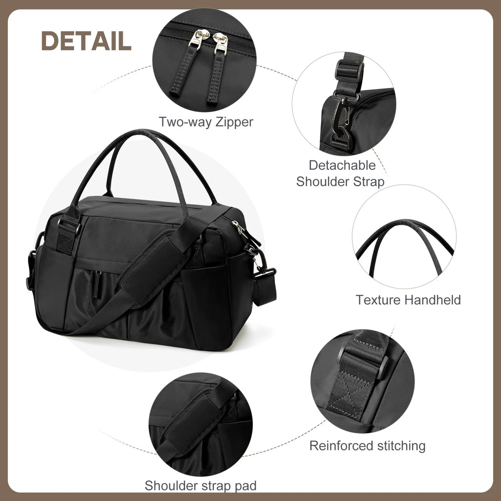 Gym Travel Bags for Women Men, Hand Luggage Travel Handbags 40x20x25 Ryanair Bag, Waterproof Shoulder Bag Exercise Fitness Bag