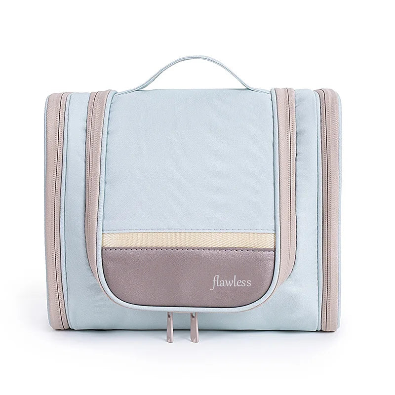 Fully Expanded Cosmetic Bag Makeup Pouch Make Up Box Toiletry Bag For Women Travel Essentials Storage Organizer Necessaire Bag