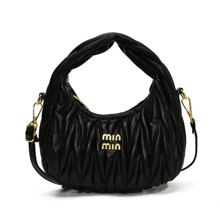 Luxury Ladies Shoulder Bag Made Of Premium Leather Boasting Paris Style And Casual Vintage Trendy Look