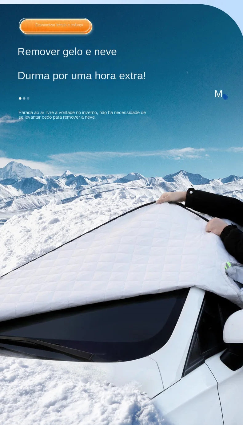 Sunshade Cover Car Windshield Snow Sun Shade Waterproof Protector Automobile Magnetic Cover Car Front Windscreen Cover