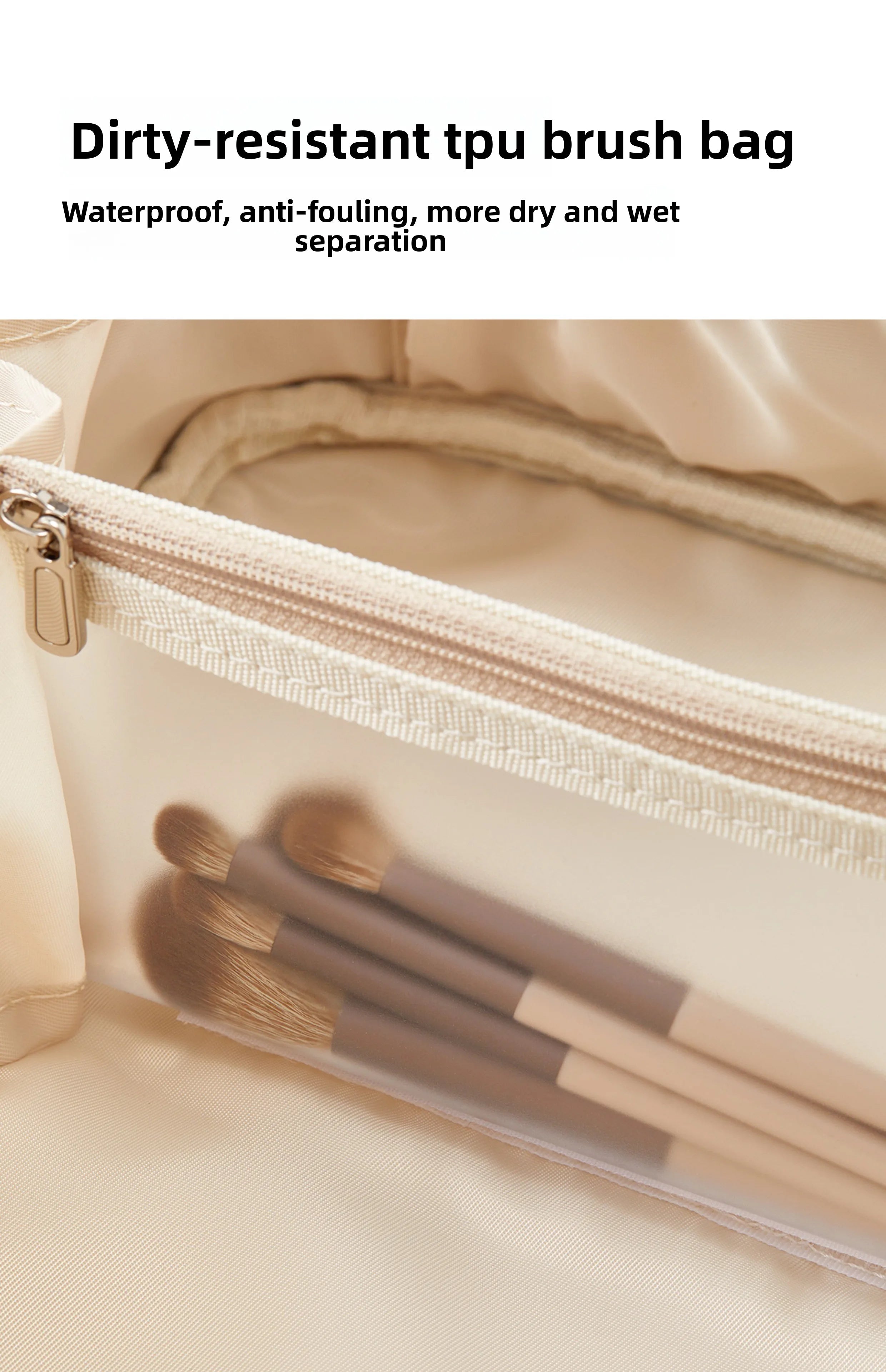 Makeup bag for women 2025 new high-end light luxury high-end large capacity portable travel storage bag bag accessories