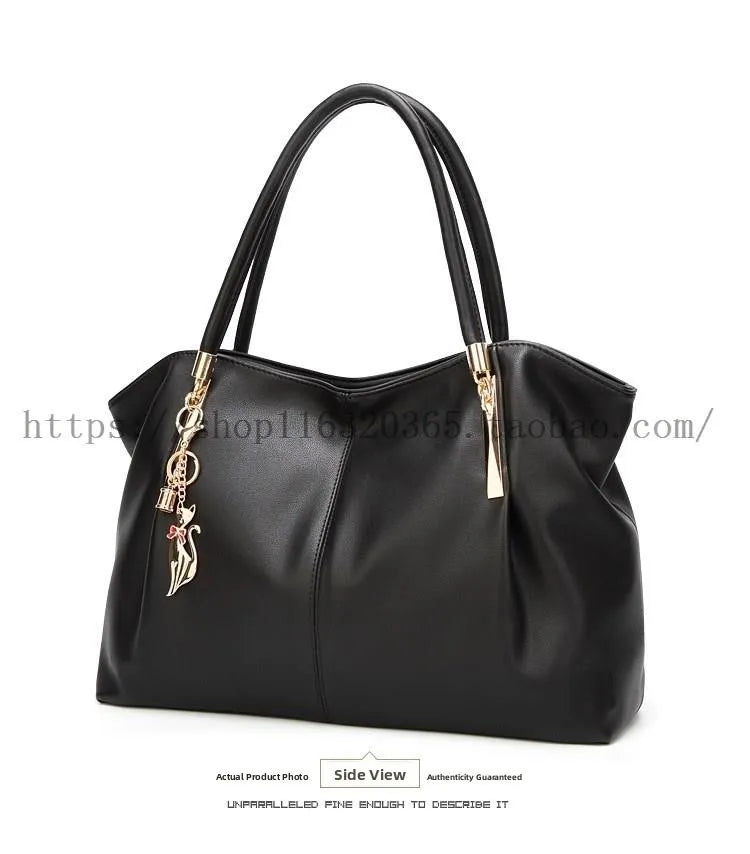 Faionable Casual Tote Bag Big oulder Bags for Women Modern Neutral Sle with Zipper Closure PU Leather Dumpling ape