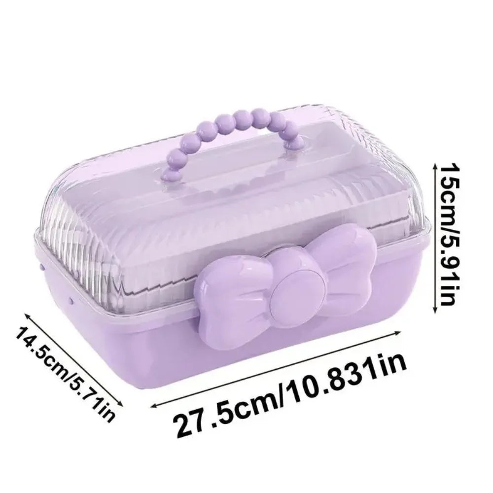 Multi-layer Hairpin Storage Box Cute Girls Jewellery Box Children's Hair Accessories Storage Box Toy Storage Box