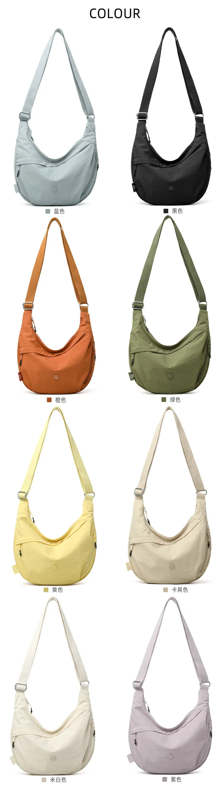 Designer Hobo Bag Women Large Capacity Crossbody Shoulder Bag Sporty Casual Pouch Work Commute Versatile Daypack High Quality