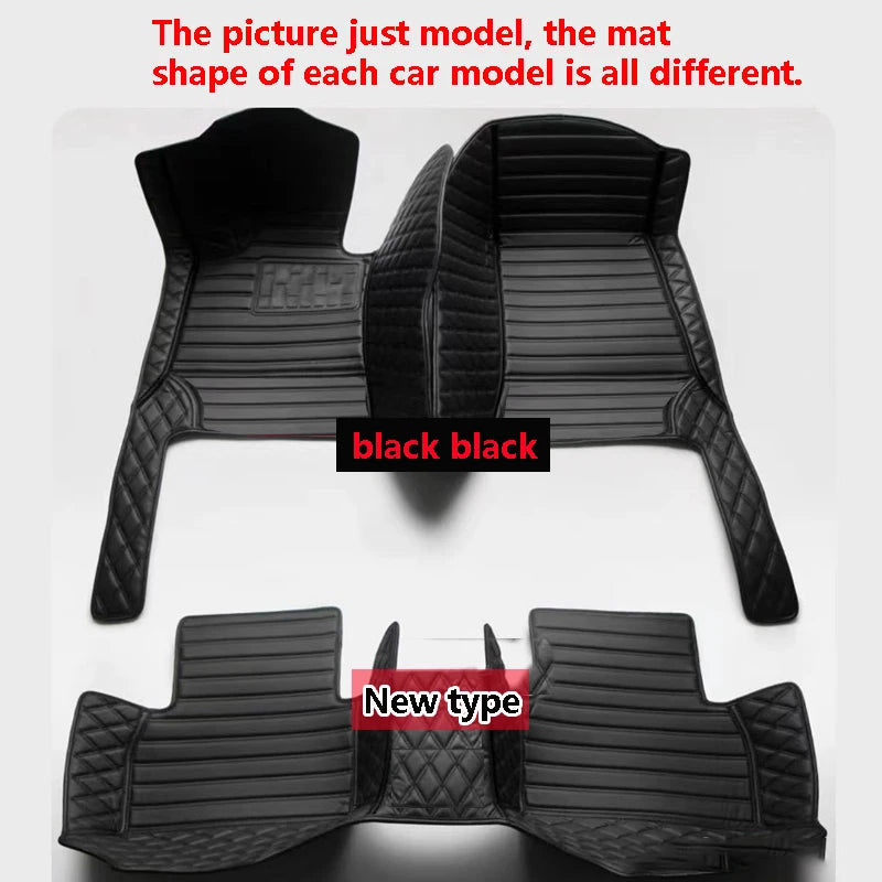 Car Floor Mats For Ford F-150 F150 F 150 4 Doors 2021 2020 2019 2018 2017 2016 2015 Interior Accessories Carpets Auto Styling