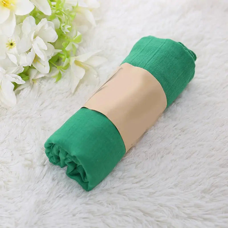 Muslim Hijab Muffler Scarf Women Candy Colored Cotton Linen Long Scarf Solid Color Soft Scarves Shawls High Quality 180*55cm