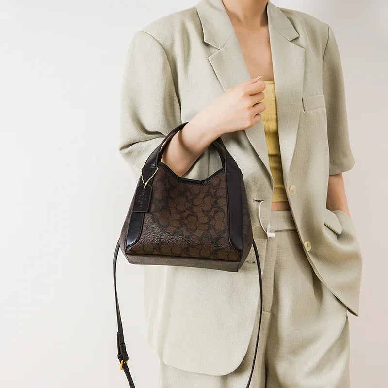 Premium Edition Women Crossbody Bag Luxury Vintage Leather Handbag High End Shoulder Tote Luxury Series