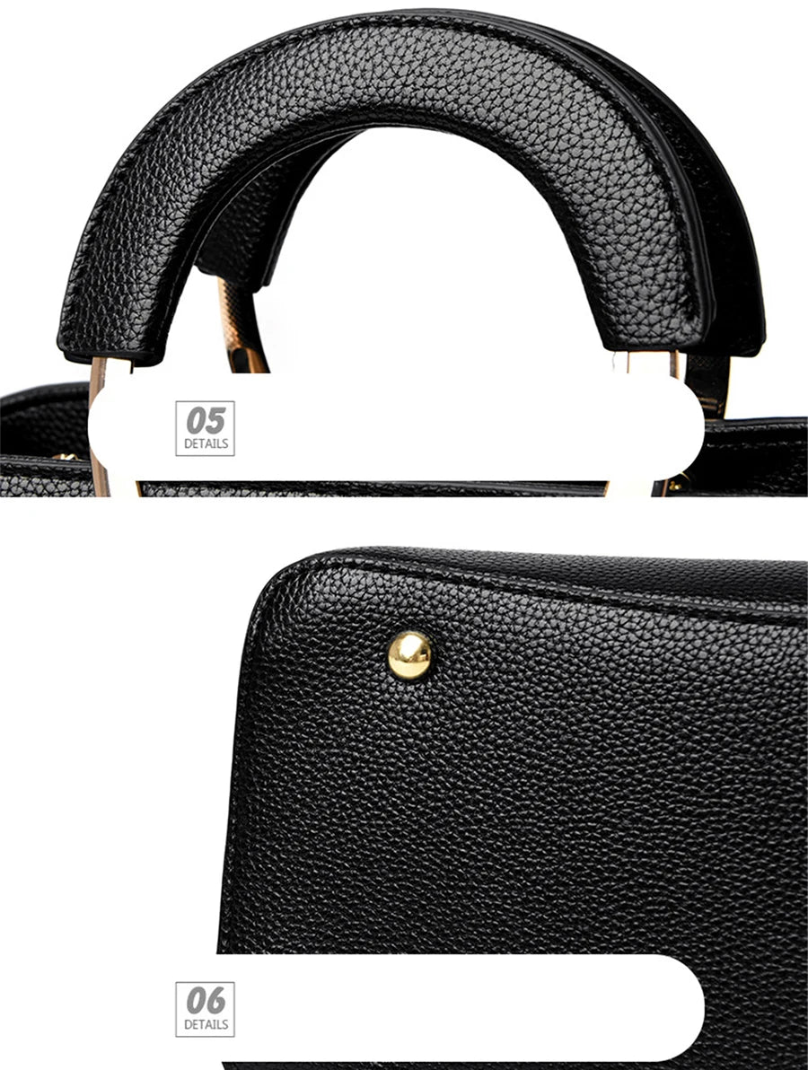 Luxury Handbags Womens Bags Designer 3 Layers Soft Leather Shoulder Crossbody Sac Ladies Large Capacity Shopping Messenger Totes