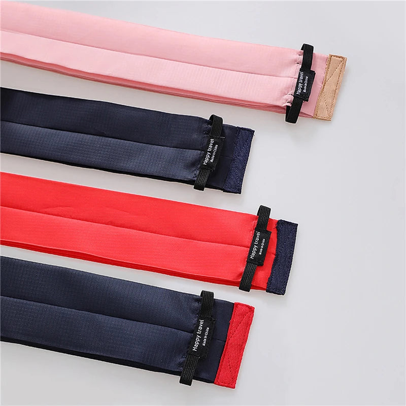 Nylon Reusable Shopping Bags Large Portable Eco-Friendly Foldable Shoulder Bag Handbag Pocket Totes Bag Folding Grocery Pouches