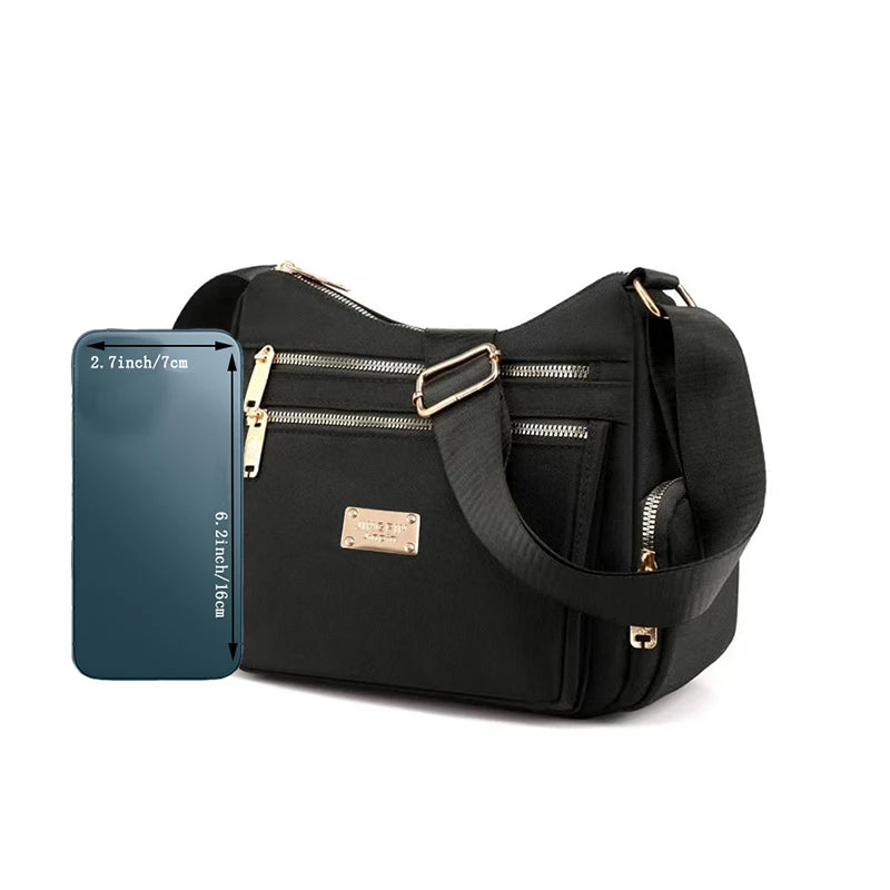 Men's and Women's Crossbody Bags Are Suitable for Daily Commuting and Are Single-Shoulder Bags with Slanted Straps