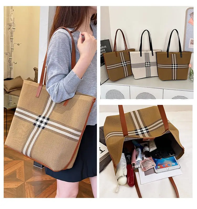 Luxury Designer Leather Shoulder Bag For Women Elegant Crossbody Handbags Ladies Tote Purse Classic Fashionable Brand