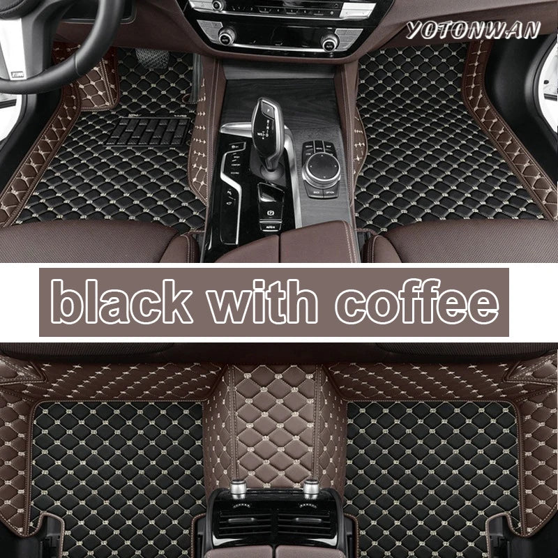 Car Floor Mats For Ford Fiesta Mk6 Mark VI Mk7 WS WT WZ 2009~2016 Anti-dirt Pads Car Carpet Non-slip Auto Rug Car Accessories