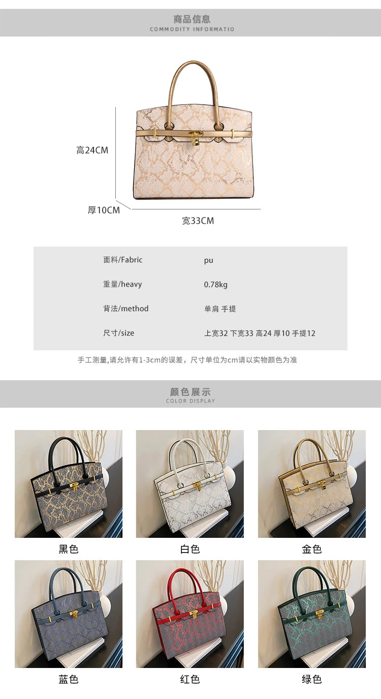 Vintage Opulent Heritage Women Shoulder Bag Luxury Leather Crossbody Bag High End Tote