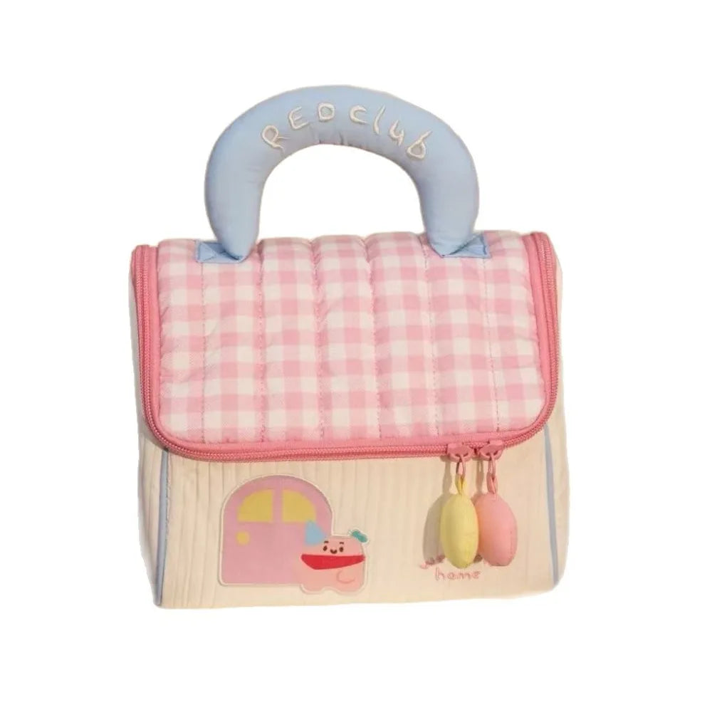 Makeup Bag Large Capacity Portable Cosmetics Storage Bag Multifunctional Handheld Cosmetic Pouch Travel Cosmetic Bags & Cases