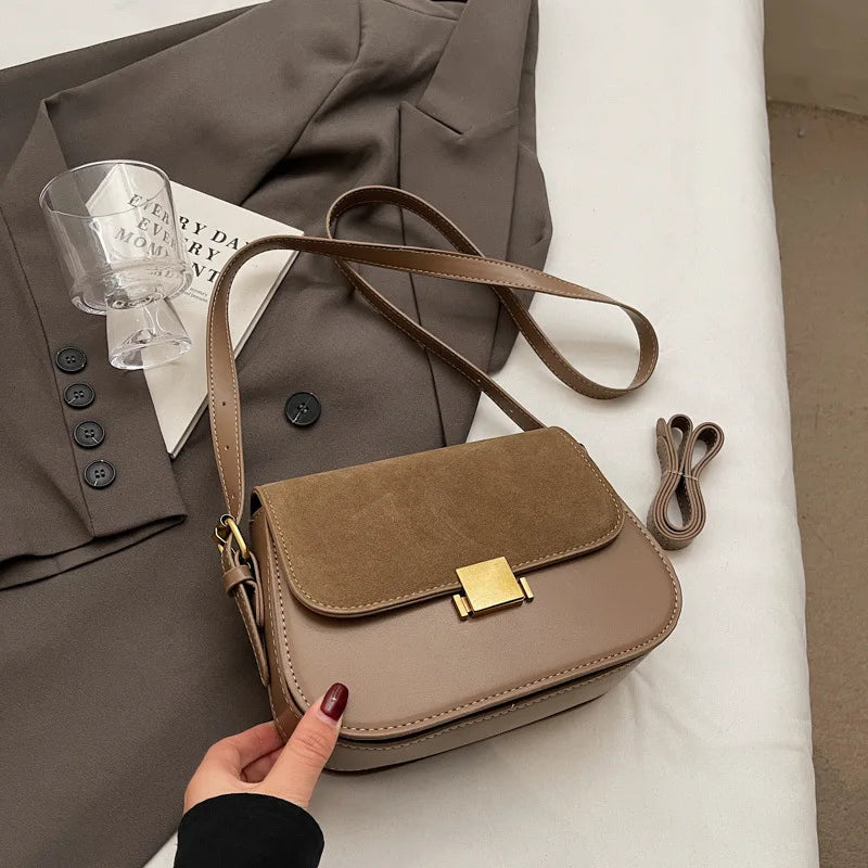 Fashionable Matte Ladies' Bag Versatile Crossbody Underarm Single Shoulder Bag Stylish Accessory for Casual Travel