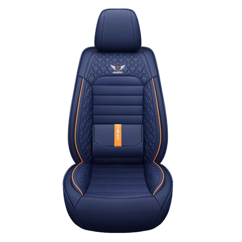 Ultra-Comfy & Durable Full-Wrap Leather Car Seat Covers – Premium Craftsmanship, All-Season, Universal Fit for Most Vehicles