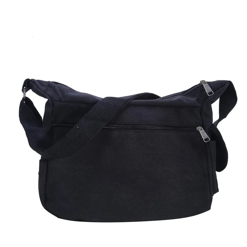 Men Canvas Shoulder Bags Casual Tote Travel Men's Crossbody Bag Luxury Messenger Bags Fashion High Quality Handbag