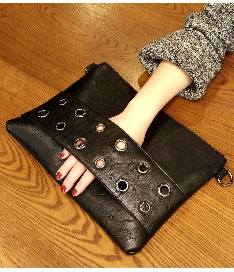 Day Clutches Bags for women Shoulder Bags PU Leather Crossbody Bags Ladies Envelope Evening Party clutch purse black bolsa