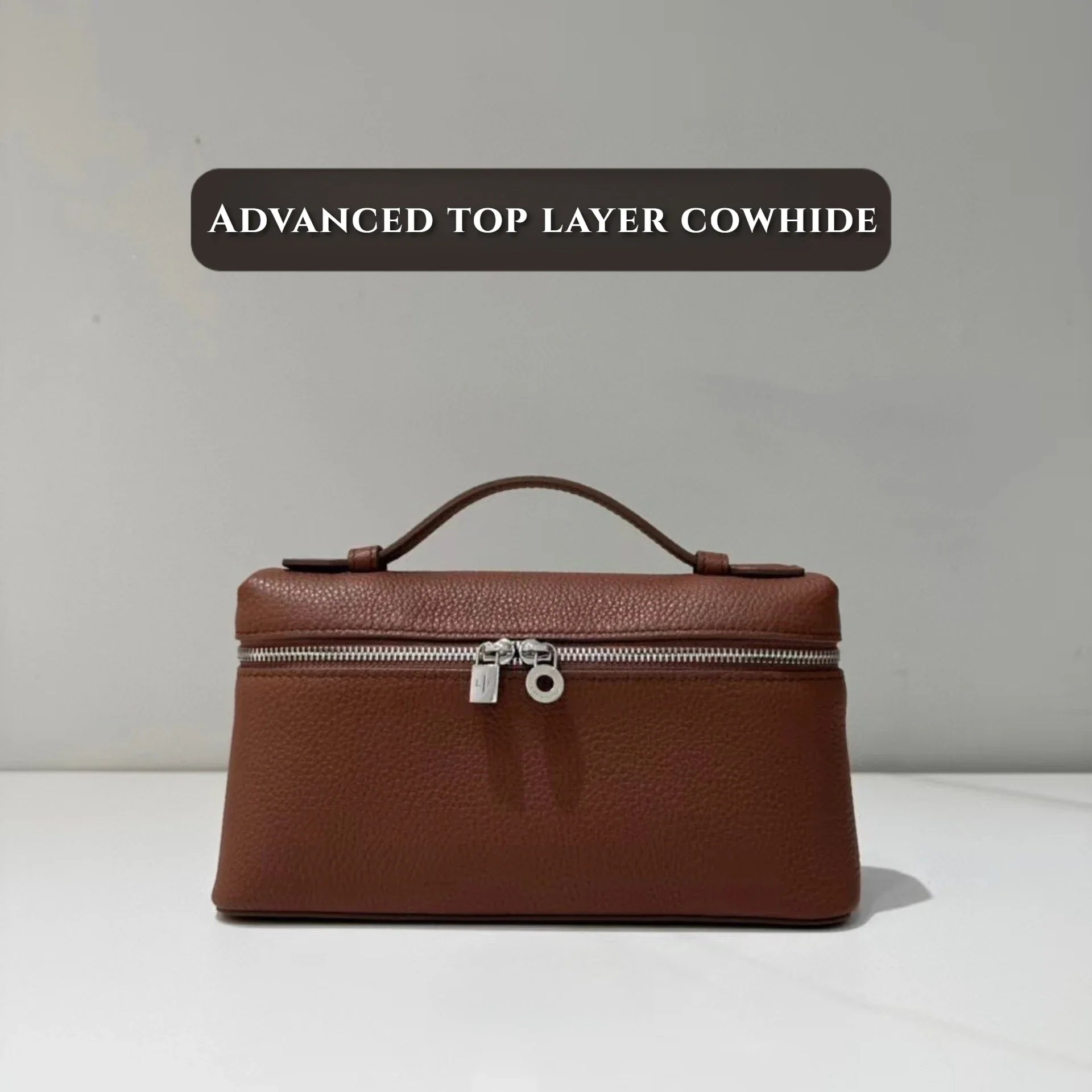 Luxury Handmade Leather Crossbody Bag Women's Chic Shoulder Box Purse Lunch Tote Celebrity Inspired