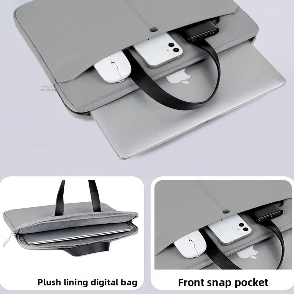 Commuting Laptop Bag, 14 Inch And 15 Inch Waterproof Crossbody Bag, Hand-held Briefcase, File Bag, Conference Materials Bag
