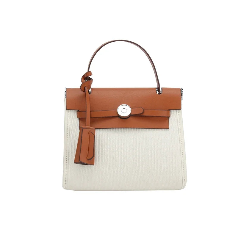 Luxury Women's Shoulder Bag Premium Leather Handbag Vintage Designer Crossbody Purse for Daily Use