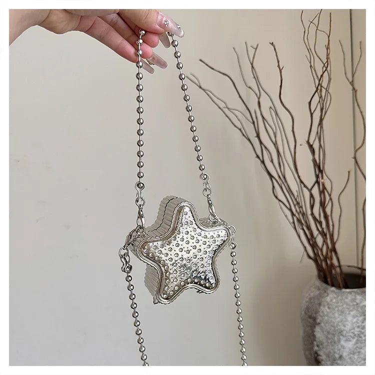 Premium Niche Mini Box Bag - 2025 Women's Star Design, Chain Shoulder & Messenger Style