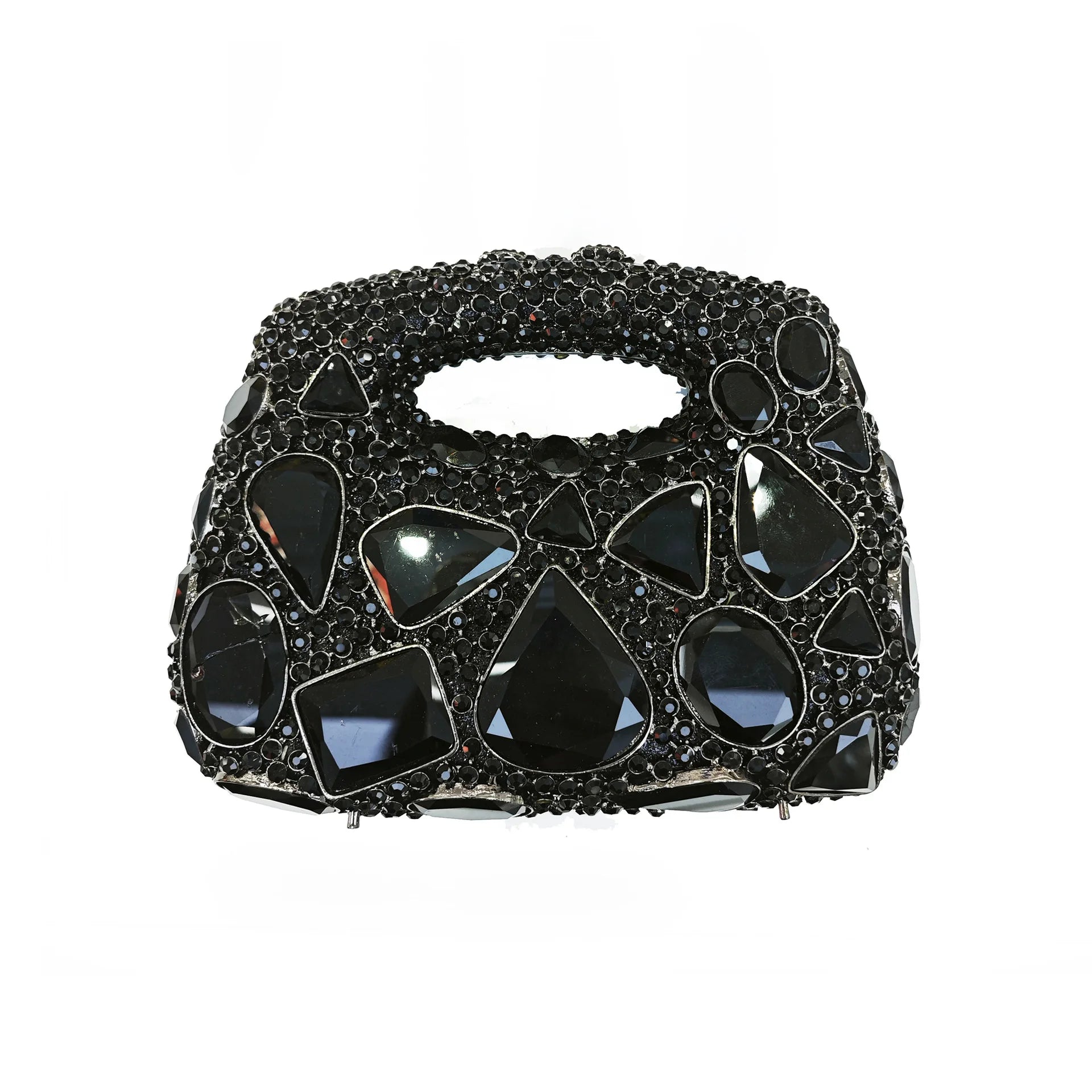 XIYUAN Crystal Clutch Purse Women Luxury Evening Bags Party Diamond Shoulder Bags Cocktail Rhinestone Handbags Golden Gem Purses