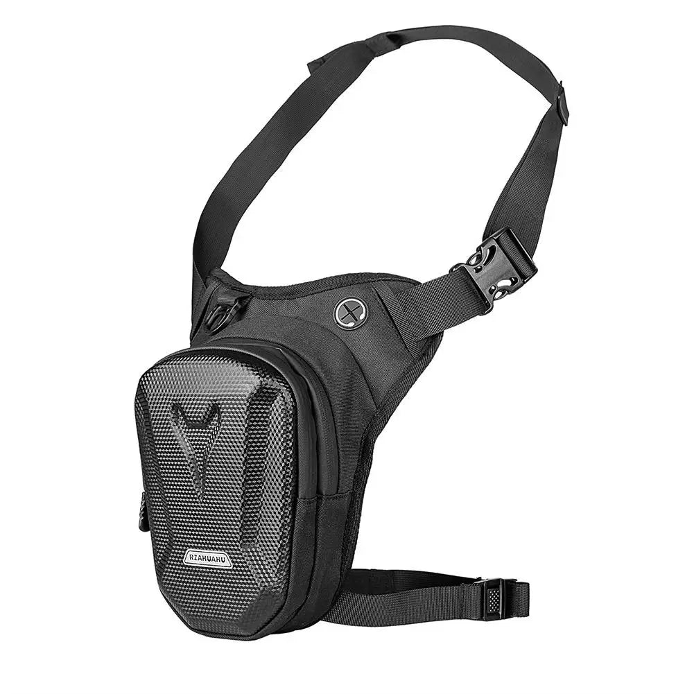 Motorcycle Leg Side Bag EVA Hard Shell Outdoor Casual Waist Bags Motorbike Mobile Phone Purse Hip Bum Pack