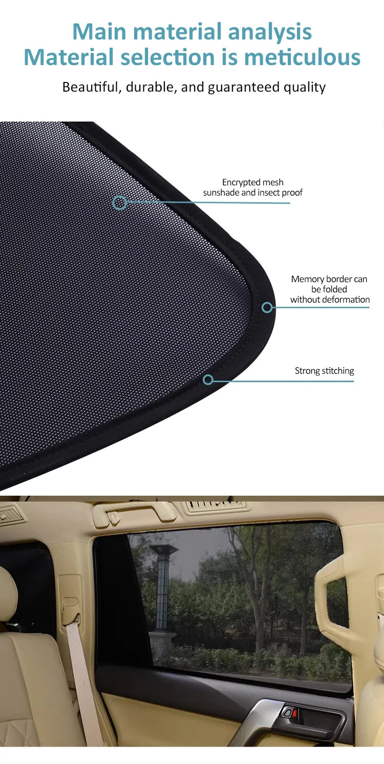 Magnetic Sunshade for Honda e:NS1 e:NP1 e:Ny1 2022~2024 Windshield Anti-UV Mat Frame Curtain Window Skylight Cover Accessories