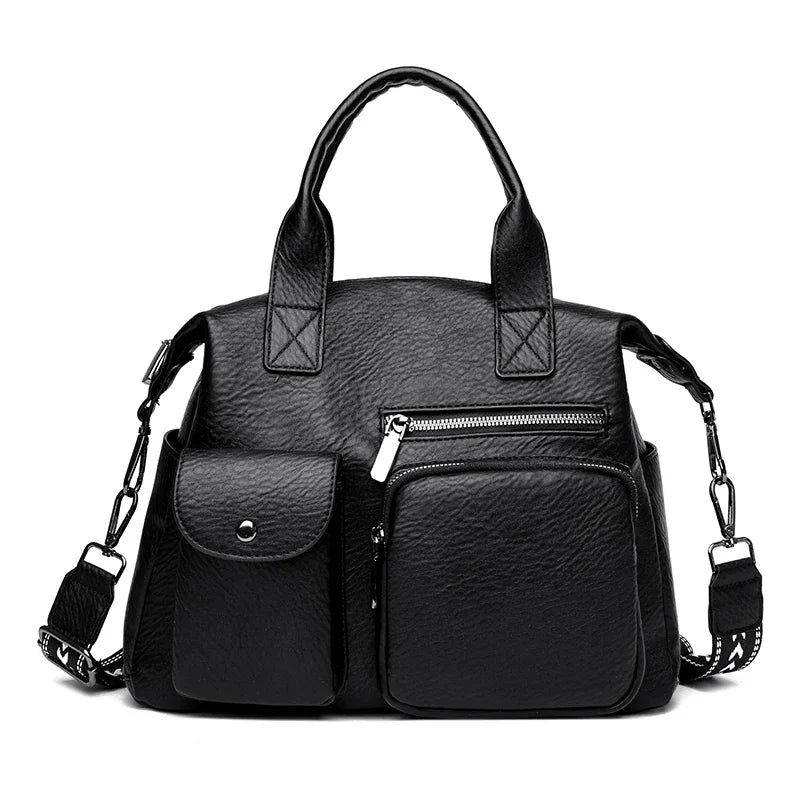 Luxury Shopping Handbags Female Shoulder Bags Designer PU Leather Crossbody Bags for Women Large Capacity Messenger Bag Tote