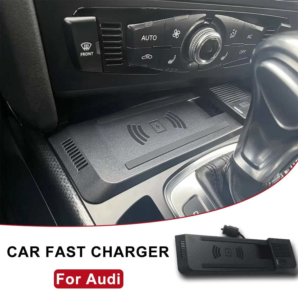 15W Wireless charger for Audi A4 B8 B9 A4 Allroad A5 S5 RS5 Q5 SQ5 phone holder mount charging pad fast charge Car accessories