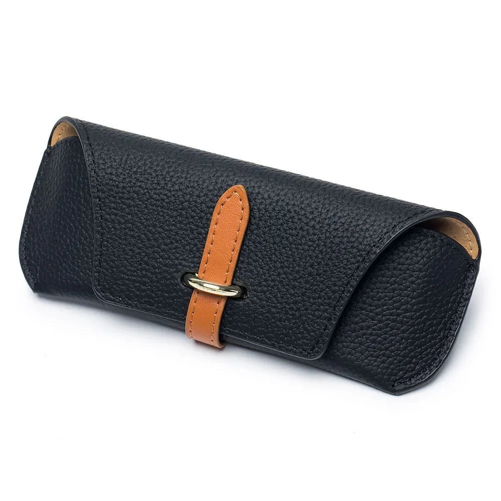 Luxury Pu Leather Glasses Bag Woman Portable Eyeglasses Protect Case Unisex Fashion Travel Sunglasses Case Eyewear Accessories