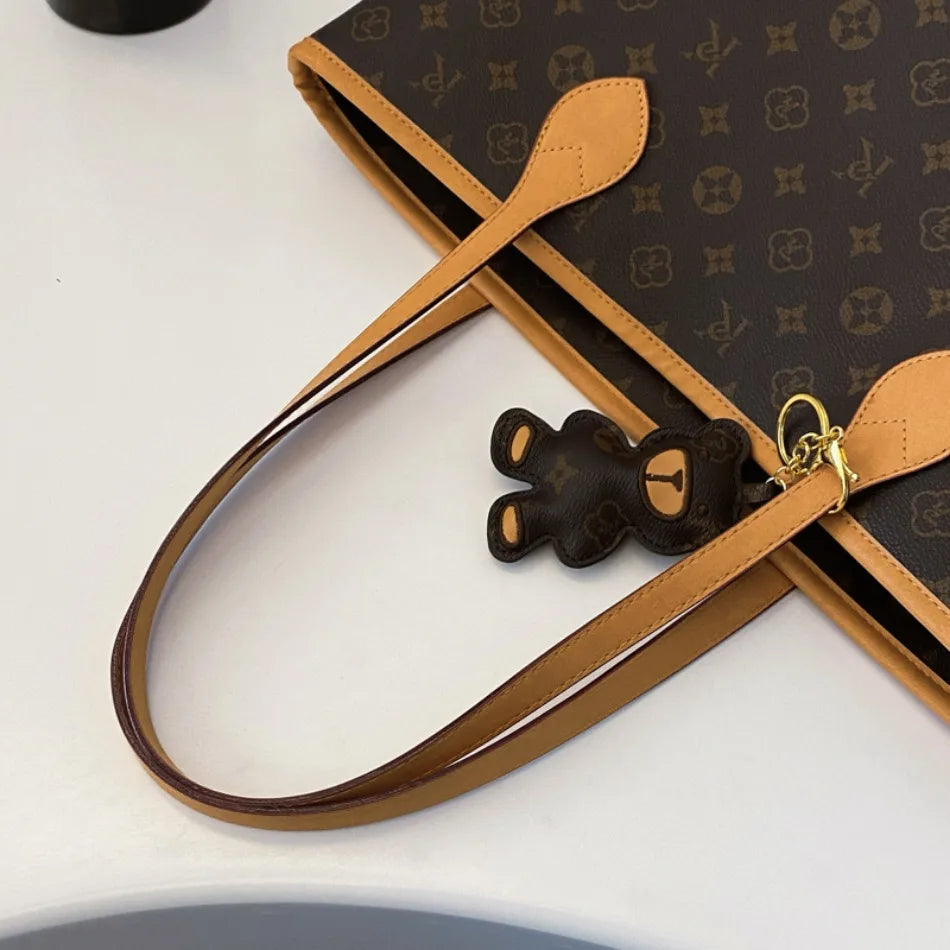 Luxury High Capacity Tote Bags for Women 2024 High Quality Soft Leather Shoulder Bag Designer Female Casual Shopping Handbag Sac