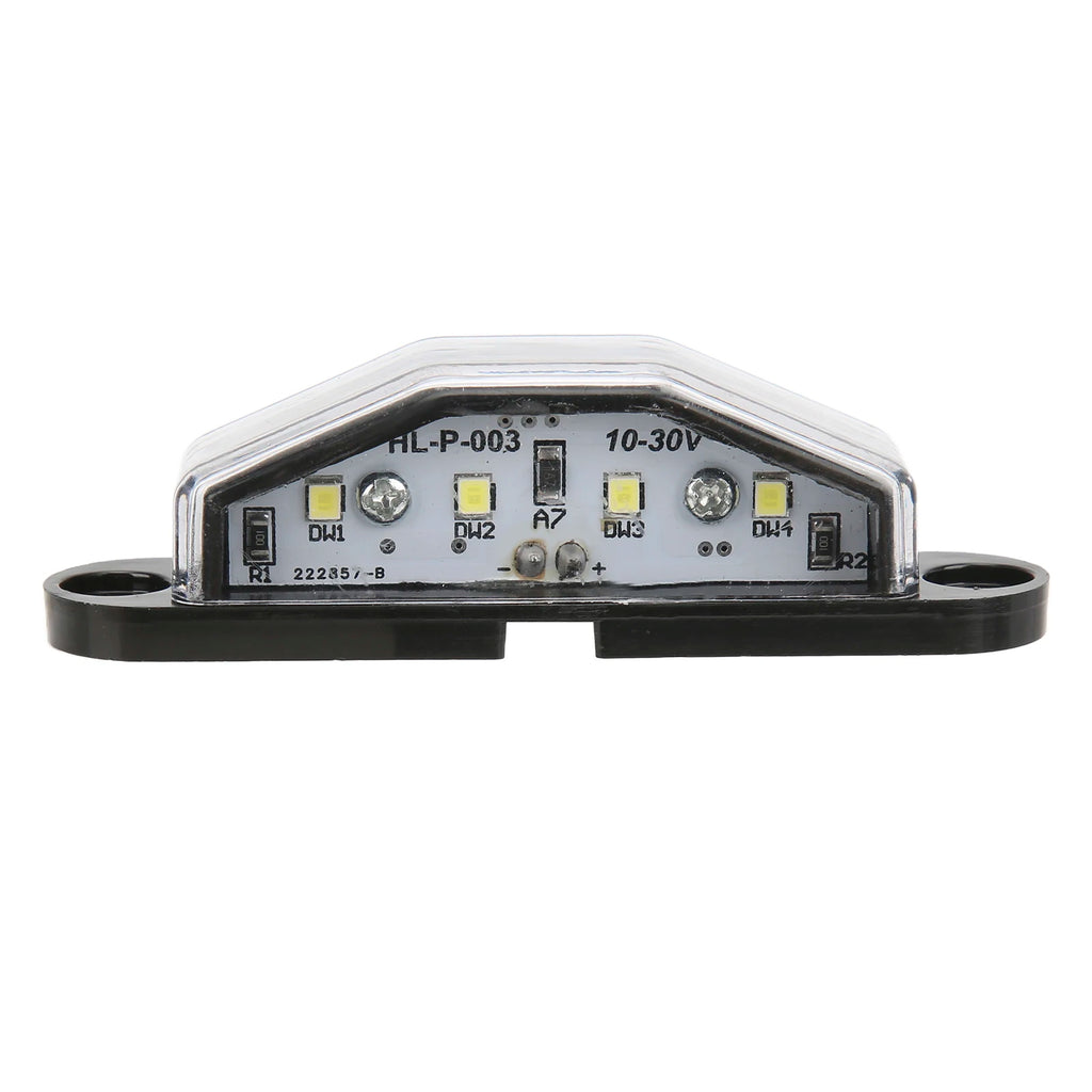 4‑LED License Plate Light 10‑30V IP67 Waterproof Durable Lamp For Trailer RV Van Truck