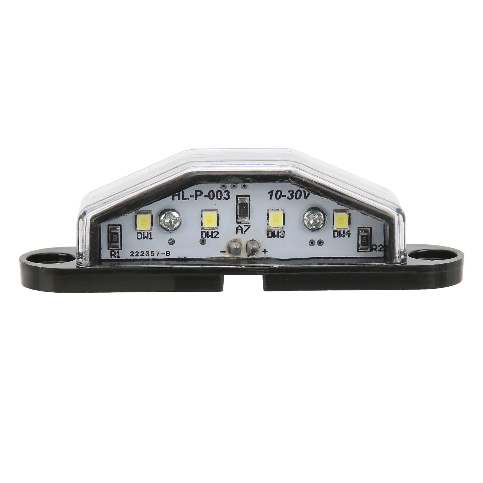4‑LED License Plate Light 10‑30V IP67 Waterproof Durable Lamp For Trailer RV Van Truck