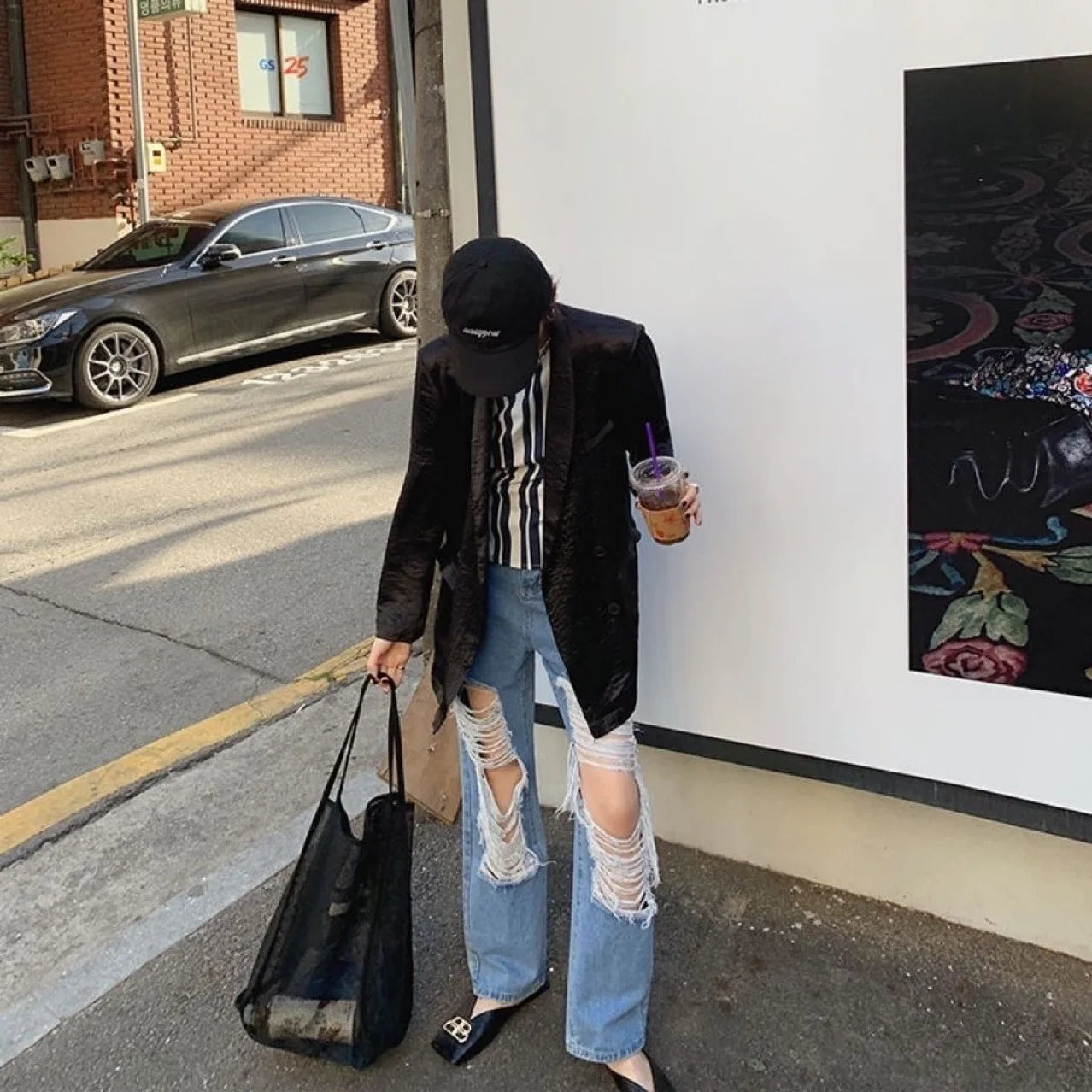 Beach Bag Large Capacity Shopping Bag Transparent Mesh Reusable Fashion Portable Travel Organizer Eco-Friendly Storage Bag