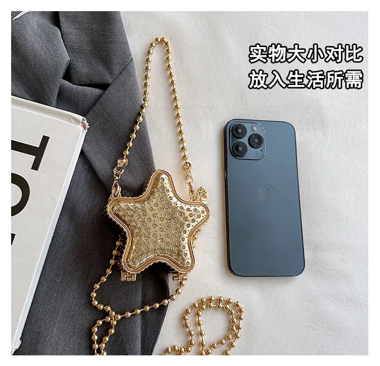 Premium Niche Mini Box Bag - 2025 Women's Star Design, Chain Shoulder & Messenger Style