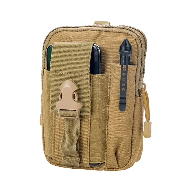 Men Molle Pouch Belt Waist Bag Edc Phone Pocket Pack Running Camping Bags Soft Back Hunting Accessories