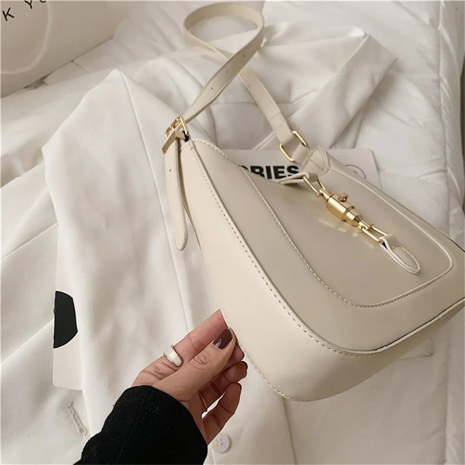 Luxury Brand Purses and Handbag Top End Quality Designer Leather Shoulder Crossbody Bag for Women 2022 Fashion Underarm Girl Sac