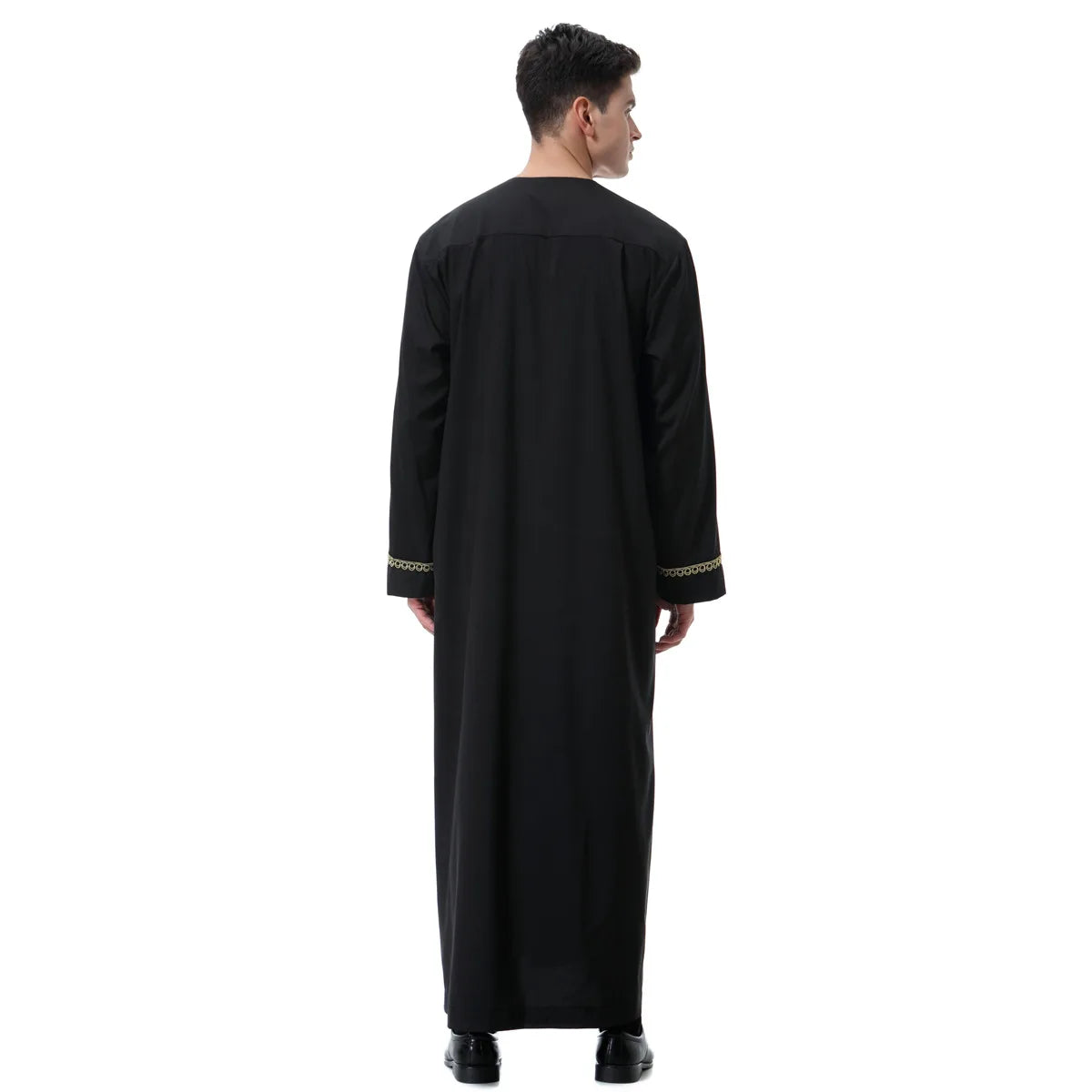 Muslim islamic Clothing Men Jubba Thobe print zipper Kimono Long Robe Saudi Musulman Wear abaya caftan Islam Dubai Arab Dressing