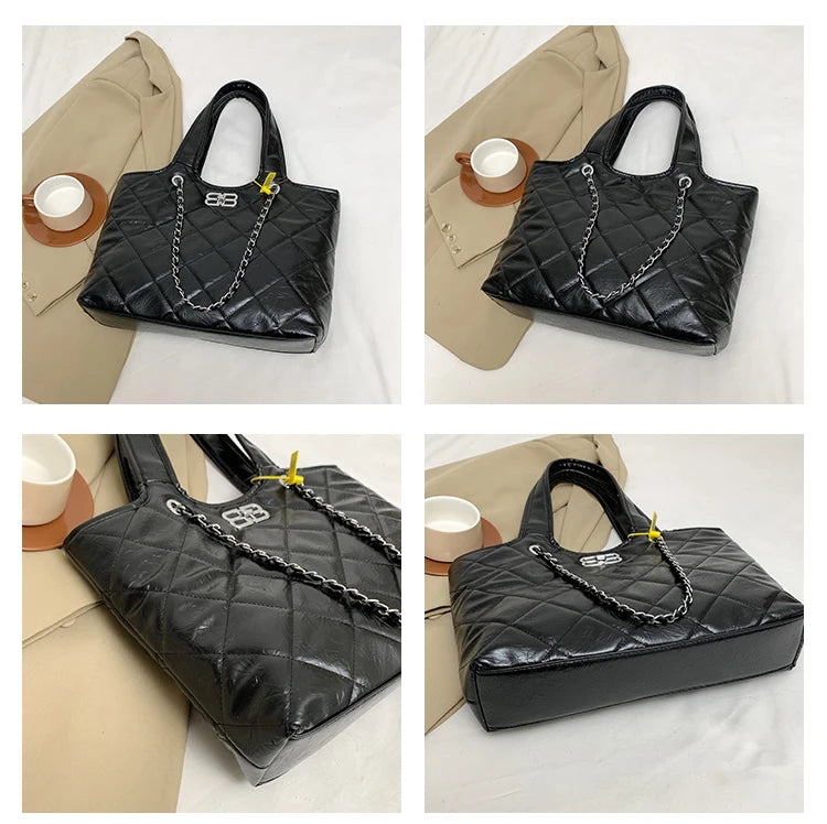 Luxury Brand Popular Classic Handbags For Ladies, Leather Tote Bags With Crossbody, Elegant Women's Fashion